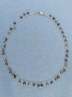 Hals sieraad met glas kraaltjes - 20e eeuw, Ophalen of Verzenden, Gebruikt, Overige kleuren, Overige materialen