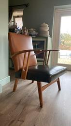 Vintage fauteuil retro stoel Deense stijl, Ophalen of Verzenden, Zo goed als nieuw