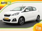 Peugeot 108 1.0 e-VTi Allure Carplay Navi Sportvelgen, Voorwielaandrijving, Gebruikt, 4 stoelen, Wit
