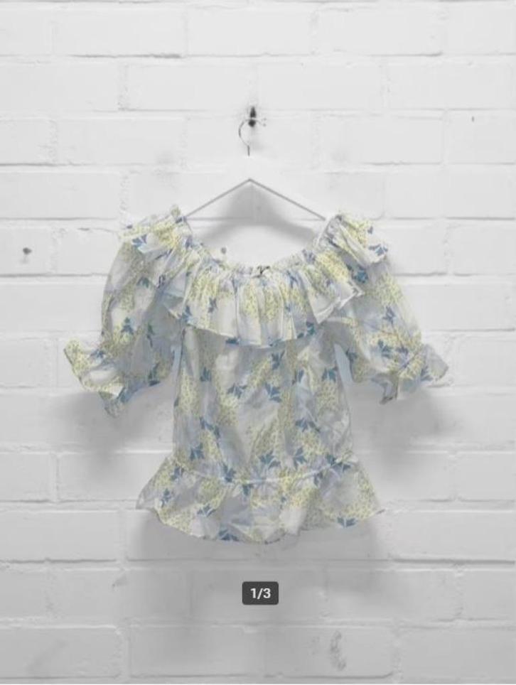 Ted Baker - Mooie offshoulder blouse maat 0/34 - Nieuw €125, Kleding | Dames, Blouses en Tunieken, Nieuw, Maat 34 (XS) of kleiner