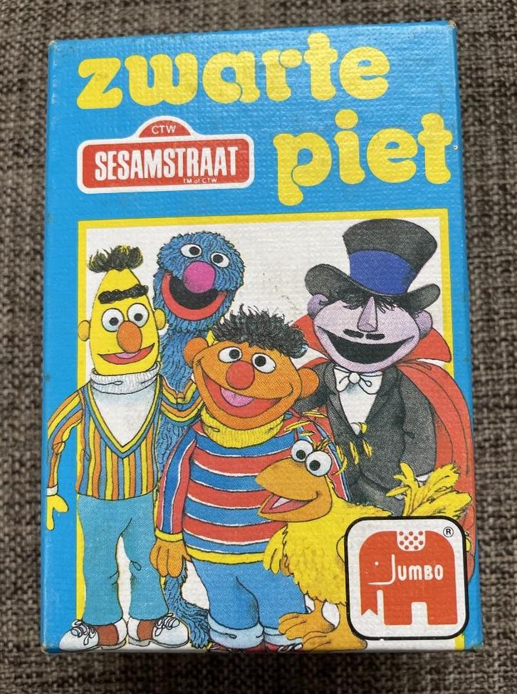 Zwarte Piet - Sesamstraat, Hobby en Vrije tijd, Gezelschapsspellen | Kaartspellen, Gebruikt, Ophalen
