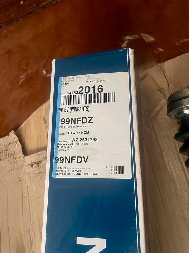 2x Aandrijfas BMW 1-serie & 3-serie,E90,E88,E91., Auto-onderdelen, Remmen en Aandrijving, BMW, Gebruikt, Ophalen of Verzenden