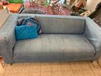 Bank met spijkerstof blauwe hoes uitwasbaar, Huis en Inrichting, Ophalen, 150 tot 200 cm, Driepersoons, 75 tot 100 cm