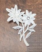 Broche Edelweiss, Ophalen of Verzenden, Zo goed als nieuw, Overige materialen
