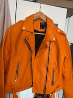 Oranje biker jack maat l lefties, Kleding | Dames, Jassen | Zomer, Ophalen of Verzenden, Zo goed als nieuw, Maat 42/44 (L), Oranje
