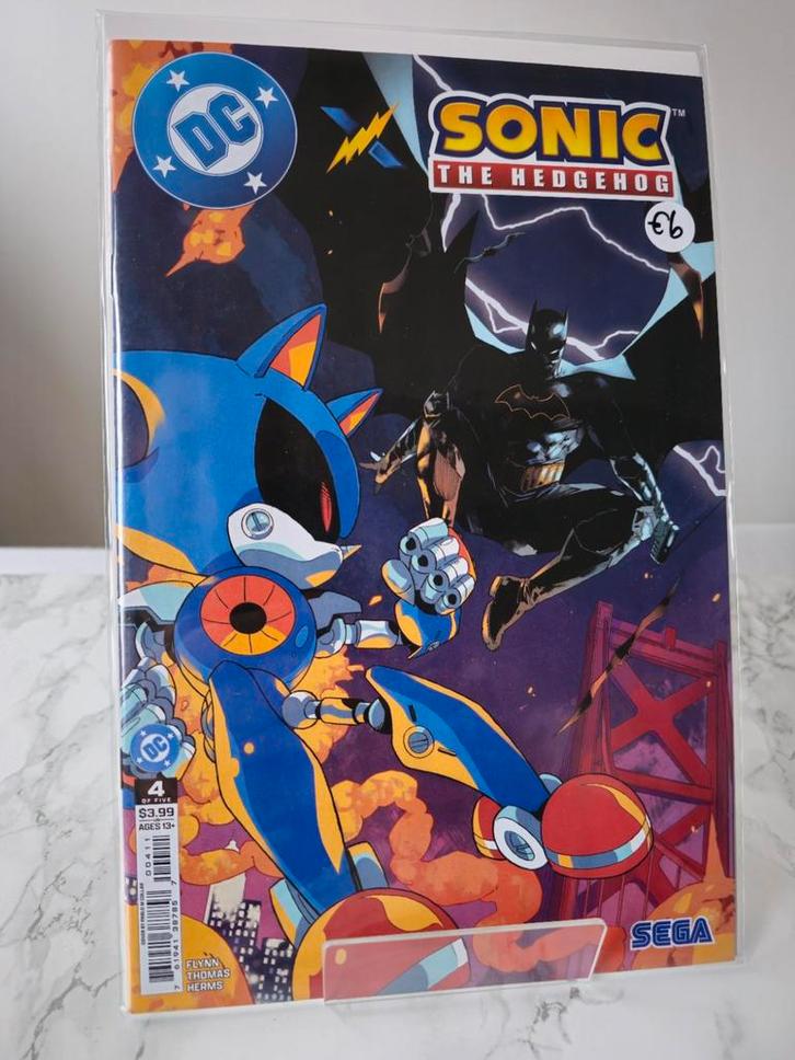 DC X Sonic The Hedgehog #4, Boeken, Strips | Comics, Nieuw, Eén comic, Amerika, Ophalen of Verzenden