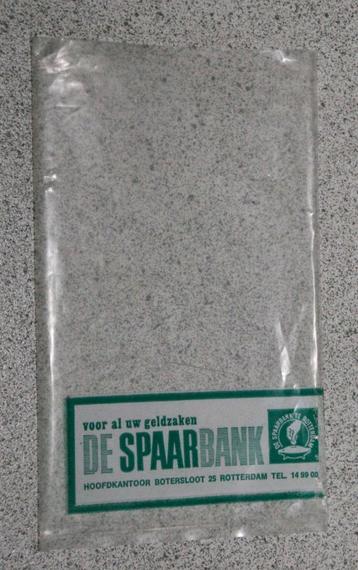 Hoesje voor spaarbankboekje. Spaarbank Rotterdam beschikbaar voor biedingen