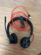 Poly Blackwire 3320 Headset, Computers en Software, Headsets, Mute-functie, On-ear, Ophalen of Verzenden, Zo goed als nieuw