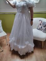 Vintage trouwjurk ivoor kleur, Ophalen, Zo goed als nieuw, Overige kleuren, Trouwjurk