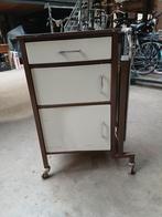 Vintage medisch Nachtkastje Oostwoud Stalo Gereedschapskar, Ophalen, Gebruikt, Minder dan 45 cm, Unknown
