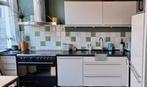 Mooie roomwitte keuken (excl app), Huis en Inrichting, Gebruikt, Wit, Hoekkeuken, Ophalen of Verzenden
