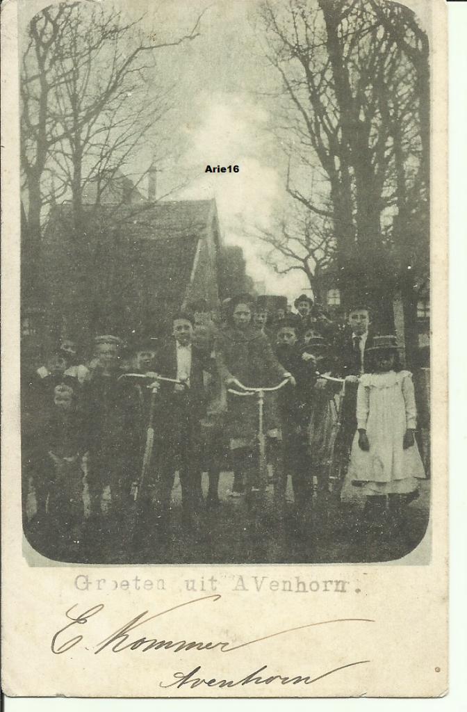 Avenhorn, Verzamelen, Ansichtkaarten | Nederland, Gelopen, Noord-Holland, Voor 1920, Verzenden