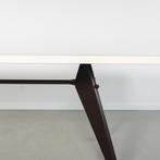 2 Vitra Prouve Em tafel 260 cm Wit, Huis en Inrichting, Tafels | Eettafels, Niet ingevuld, Niet ingevuld, Zo goed als nieuw, 200 cm of meer