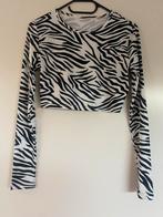 Zebra crop top, Nieuw, Maat 34 (XS) of kleiner, Ophalen of Verzenden, Lange mouw