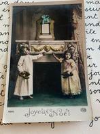 Joyeux Noël - klompjes zetten bij de haard, Ophalen of Verzenden, Voor 1920, Gelopen, Feest(dag)