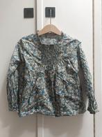Schattig bloemen blousje Emile et Ida blauw 104, Gebruikt, Emile et Ida, Meisje, Overhemd of Blouse