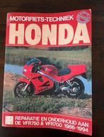 Honda VFR 1986-1994 Werkplaats boek, Ophalen of Verzenden, Honda