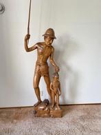 Groot houtsnijwerk beeld, Antiek en Kunst, Kunst | Beelden en Houtsnijwerken, Ophalen