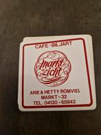 3987 Oude Sticker Cafe-Biljart Markt Zicht, Verzamelen, Ophalen of Verzenden