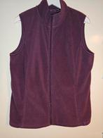 Paarse fleece bodywarmer Mt L 44/46 ZGAN Weinig gedragen Len, Kleding | Dames, Bodywarmers, Ophalen of Verzenden, Zo goed als nieuw
