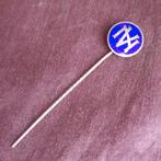 Antieke Zilveren Speld BLAUWE KNOOP met Emaille, Verzenden, Gebruikt
