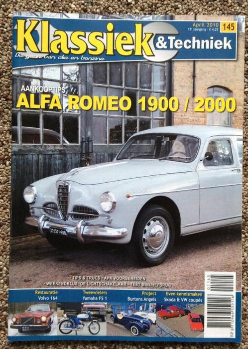 KT: Alfa Romeo 1900 / 2000, Volvo 164, Yamaha FS 1, Burton, Boeken, Auto's | Folders en Tijdschriften, Zo goed als nieuw, Algemeen