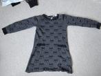 Donker grijs jurkje met katjes Maat 98/104, Ophalen, Meisje, H&M, Zo goed als nieuw