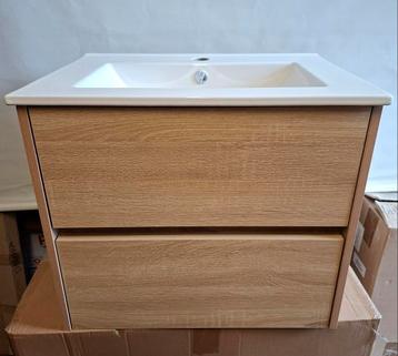 Badkamermeubel 60x46 cm licht eiken beschikbaar voor biedingen