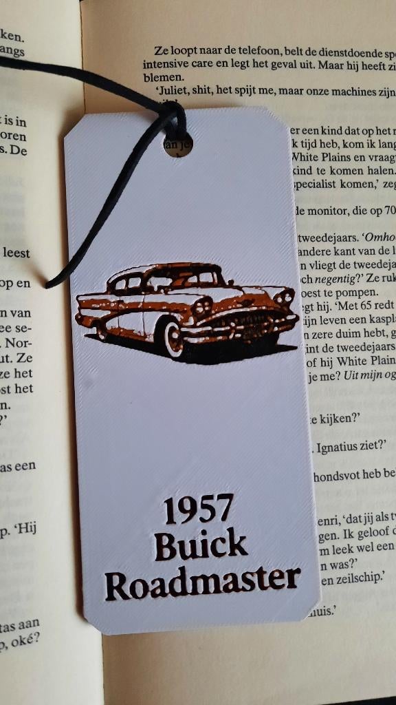 3D Boekenlegger 1957 Buick Klassieke Auto Reliëf, Verzenden, Nieuw