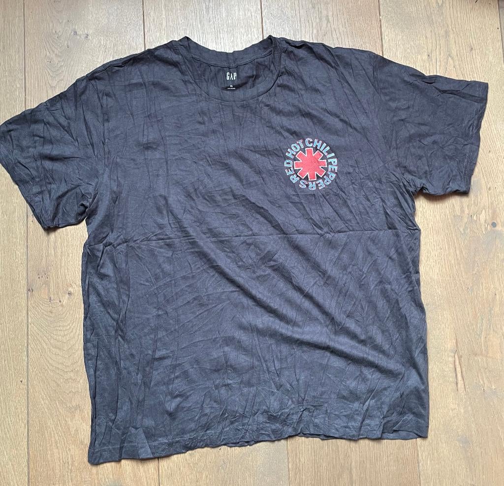 Red Hot Chili Peppers T‑shirt–antraciet/zwart–maat XL –A-028, Vintage, Verzenden, Vintage, Maat 56/58 (XL)