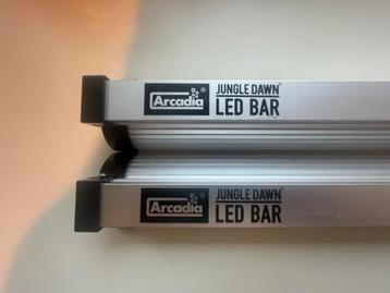 2 x Arcadia jungle dawn led bar terrarium/aquarium beschikbaar voor biedingen