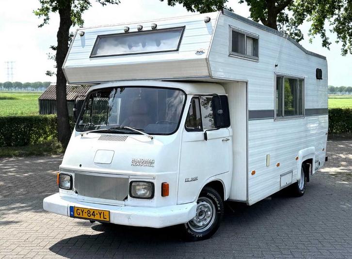 Hanomag Henschel F35 camper / kampeerauto 1973, Caravans en Kamperen, Campers, Particulier, tot en met 2, Buscamper of Camperbus