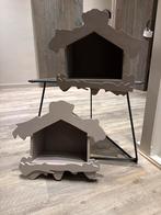 Handgemaakte Wandkastjes - Taupe, Ophalen, Minder dan 50 cm, Minder dan 50 cm, Zo goed als nieuw