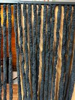 Donkergrijze Kattenstaart Gordijn - 100x237 cm, 100 tot 150 cm, 200 cm of meer, Ophalen of Verzenden, Zo goed als nieuw