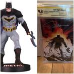 Dark Nights metal batman cbcs 9,8 signed + statue hot toys, Ophalen of Verzenden, Zo goed als nieuw, Beeldje, Replica of Model