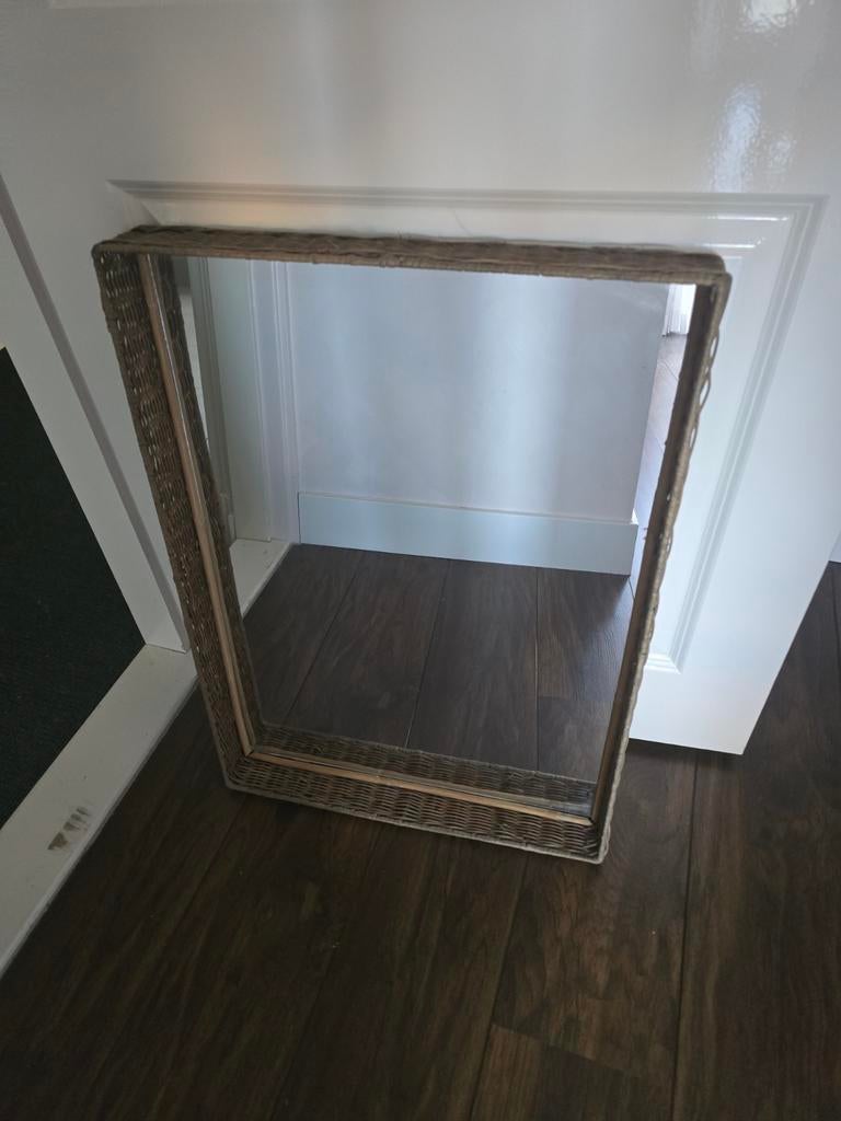 Riviera Maison Spiegel - 50x70 cm, Huis en Inrichting, Woonaccessoires | Spiegels, Gebruikt, 50 tot 75 cm, Minder dan 100 cm, Rechthoekig