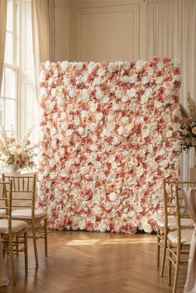 Prachtige bloemenmuur te huur, Ophalen, Nieuw, Geboorte of Huwelijk