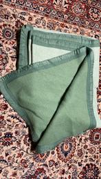 Vintage mint groene deken,Acryl,woondeken,bedsprei,220x240, Ophalen of Verzenden, Zo goed als nieuw