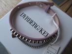 Nieuw Dyrberg/Kern armband lila rose leer met swarovski, Met kristal, Verzenden, Nieuw, Leer