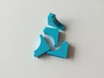 Lego 4 omgekeerde bogen 1x3x2 midden azure blauw, Ophalen of Verzenden, Nieuw, Losse stenen, Lego