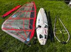 Complete windsurf freeride set, Watersport en Boten, Windsurfen, Ophalen, 250 tot 300 cm, Met draagtas, Complete set
