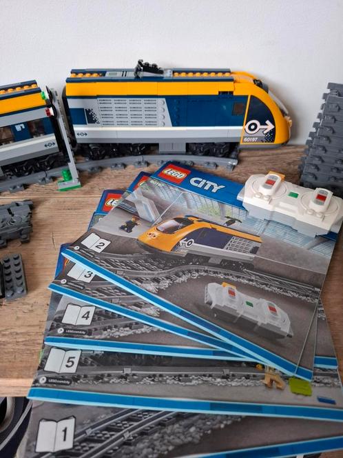Lego City Trein incl. Rails 60197, 60205 en 60238, Kinderen en Baby's, Speelgoed | Duplo en Lego, Zo goed als nieuw, Lego, Complete set