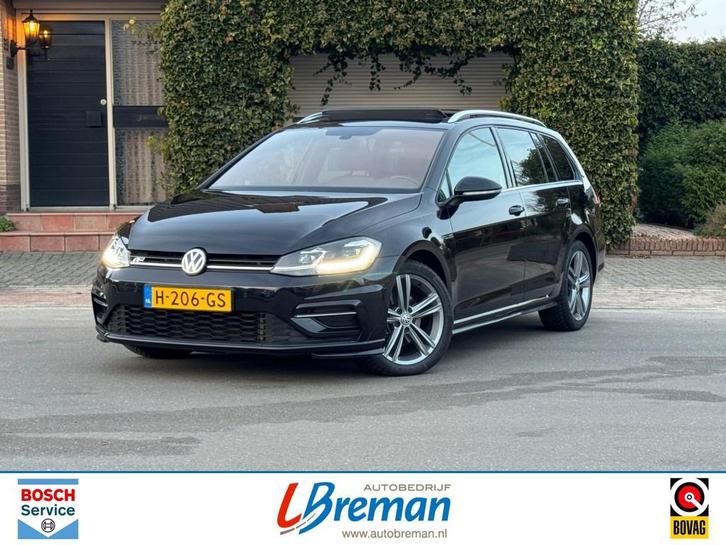 Volkswagen GOLF 1.5 TSI DSG R-Line Variant Panoramadak Virtu, Auto's, Volkswagen, Bedrijf, Golf, ABS, Adaptive Cruise Control