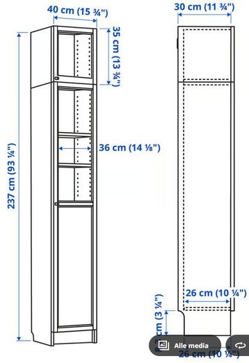 IKEA BILLY / OXBERG Boekenkast - afbeelding 3