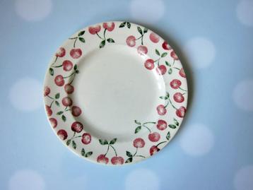Vintage bord EIT England, kersen-motief, doorsnee 22,5 cm  beschikbaar voor biedingen
