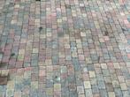 Klinkers Koppelstenen Kinderkopjes Cobblestones 32 m2, Tuin en Terras, Ophalen, Gebruikt, Klinkers, 10 m² of meer