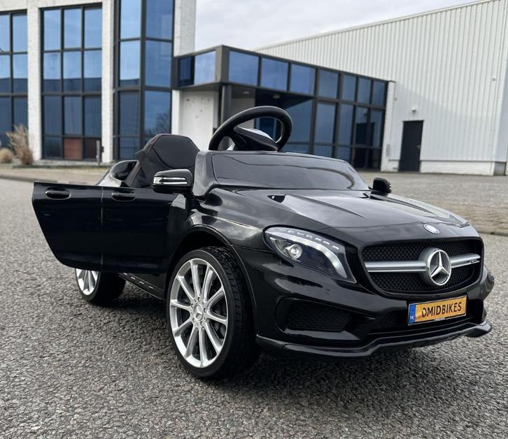 Kinder Accu Auto GLA45 AMG 12v zwart Of Wit RC- LEER NIEUW, Kinderen en Baby's, Speelgoed | Buiten | Voertuigen en Loopfietsen