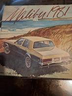 Folder Chevrolet Malibu 1981, Chevrolet, Ophalen of Verzenden, Zo goed als nieuw