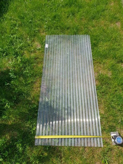 Doorzichtige transparante dakplaten 12x, Doe-het-zelf en Verbouw, Dakpannen en Dakbedekking, Nieuw, Dakplaat of Dakpanplaat, Kunststof