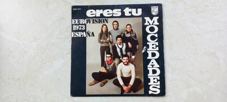 MOCEDADES  /  eres tu   1973, Cd's en Dvd's, Vinyl Singles, Zo goed als nieuw, Single, Pop, Ophalen of Verzenden